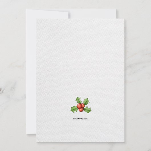 Uitnodiging voor Kerstmis Snowman (Achterkant)