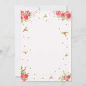 Uitnodiging voor kerstmis Unicorn (Achterkant)