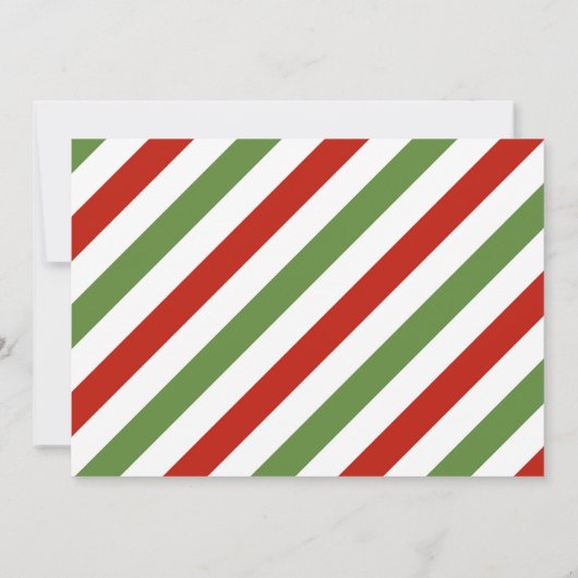 Uitnodiging voor kerstpannenkoeken en pyjama's (Achterkant)