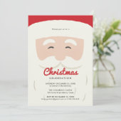 Uitnodiging voor kerstpartij (Staand voorkant)