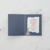 Uitnodiging voor kerstsneeuwfeest (Binnen)