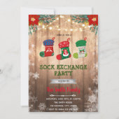 Uitnodiging voor kerstsokken (Voorkant)