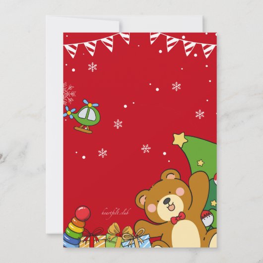 Uitnodiging voor kerstSpeelgoed (Achterkant)