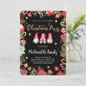 Uitnodiging voor kerstvakantie (Staand voorkant)