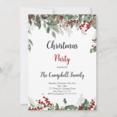 Uitnodiging voor kerstvakantie (Voorkant)