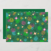 Uitnodiging voor kerstverlichting (Voorkant / Achterkant)