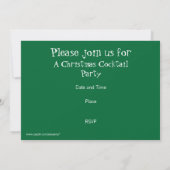 Uitnodiging voor kerstverlichting 'You're Invited' (Achterkant)