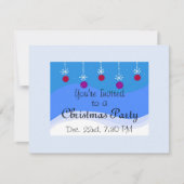 Uitnodiging voor kerstversiering (Voorkant)