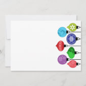 Uitnodiging voor kerstversiering (Voorkant)