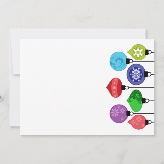 Uitnodiging voor kerstversiering (Voorkant)