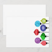 Uitnodiging voor kerstversiering (Voorkant / Achterkant)