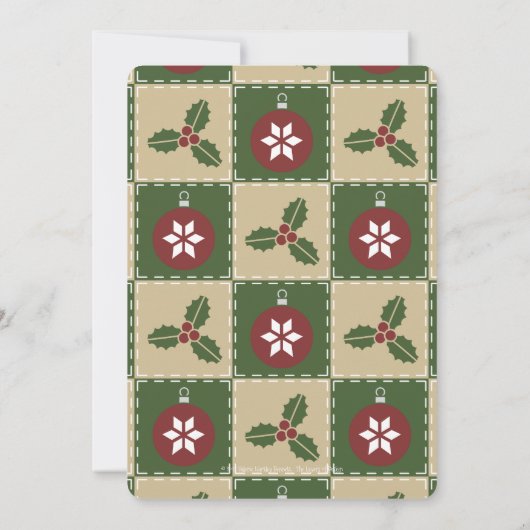 Uitnodiging voor kerstviering (Achterkant)