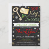 Uitnodiging voor kerstwaardering (Voorkant)