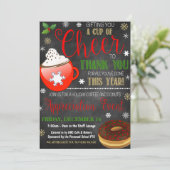 Uitnodiging voor kerstwaardering (Staand voorkant)