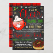 Uitnodiging voor kerstwaardering (Voorkant / Achterkant)