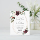 Uitnodiging voor kerstwinter (Staand voorkant)