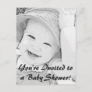 Uitnodiging voor kettingBaby shower