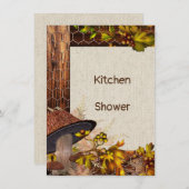 Uitnodiging voor keukendouche (Voorkant / Achterkant)