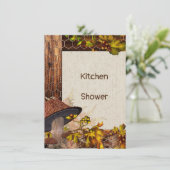 Uitnodiging voor keukendouche (Staand voorkant)