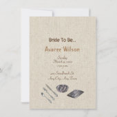 Uitnodiging voor keukendouche (Achterkant)