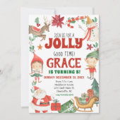 uitnodiging voor Kinder kerstfeestdag; (Voorkant)