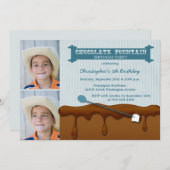 Uitnodiging voor kinderen die de stiefpartij van C (Voorkant / Achterkant)