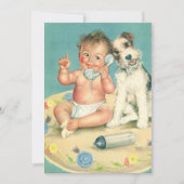  uitnodiging voor kinderen en honden (Voorkant)