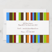 Uitnodiging voor kinderen tijdens de geboorte (Achterkant)