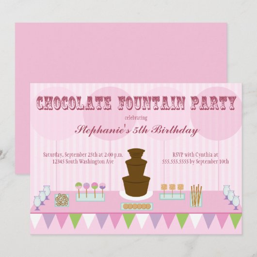 Uitnodiging voor kinderen van de oprichters van ch (Voorkant / Achterkant)