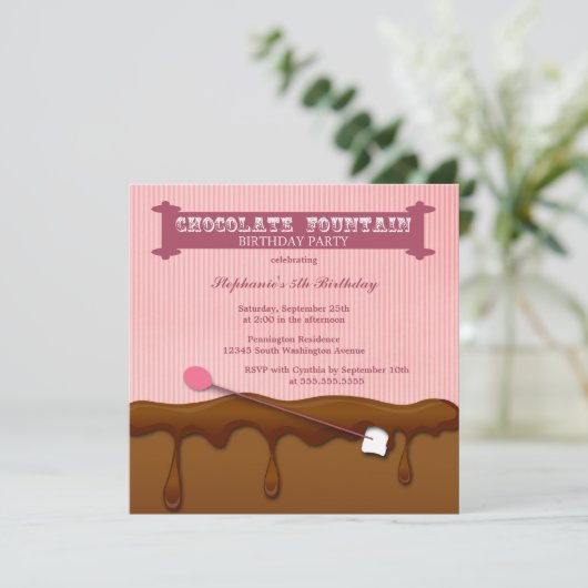 Uitnodiging voor kinderen van de oprichters van de (Staand voorkant)