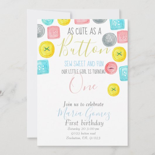 Uitnodiging voor kinderfeestje zo mooi als een kno (Voorkant)