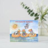 Uitnodiging voor kinderpool (Staand voorkant)