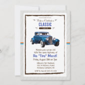 Uitnodiging voor klassieke auto's (Voorkant)