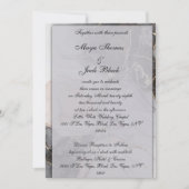 Uitnodiging voor klassieke bruiloft (Voorkant)