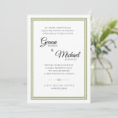 Uitnodiging voor klassieke grensoverschrijding (Staand voorkant)