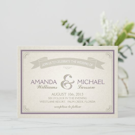 Uitnodiging voor klassieke grensoverschrijding - p (Staand voorkant)