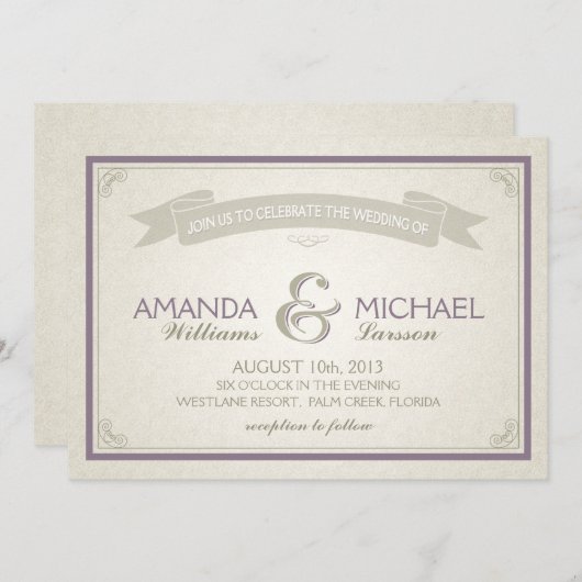 Uitnodiging voor klassieke grensoverschrijding - p (Voorkant / Achterkant)