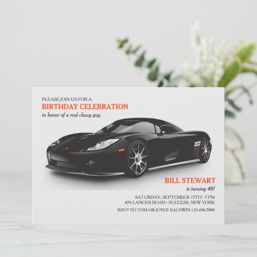 Uitnodiging voor klassport (Staand voorkant)