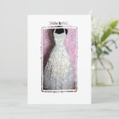  uitnodiging voor kleding (Staand voorkant)