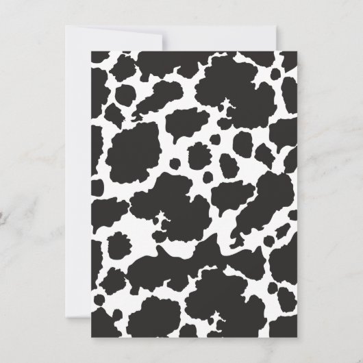 Uitnodiging voor kleine cowboy verjaardagsfeest (Achterkant)