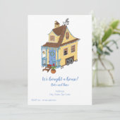 Uitnodiging voor kleine huiskamers (Staand voorkant)