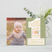 uitnodiging voor kleine pompoen (Staand voorkant)