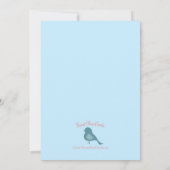 Uitnodiging voor kleine Tortelduifjes (Achterkant)