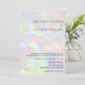 Uitnodiging voor kleurenverschuiving (Staand voorkant)