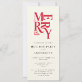 Uitnodiging voor kleurrijke feestdagen (Voorkant)