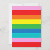 Uitnodiging voor kleurrijke kunstpartij (Achterkant)