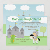 Uitnodiging voor Knight Party (Voorkant / Achterkant)