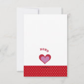 Uitnodiging voor knuffels en kussen (Achterkant)