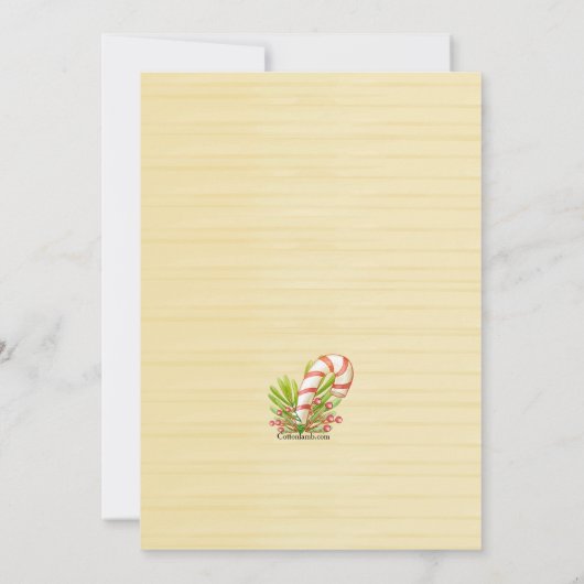 Uitnodiging voor Koekjes en Cacao (Achterkant)