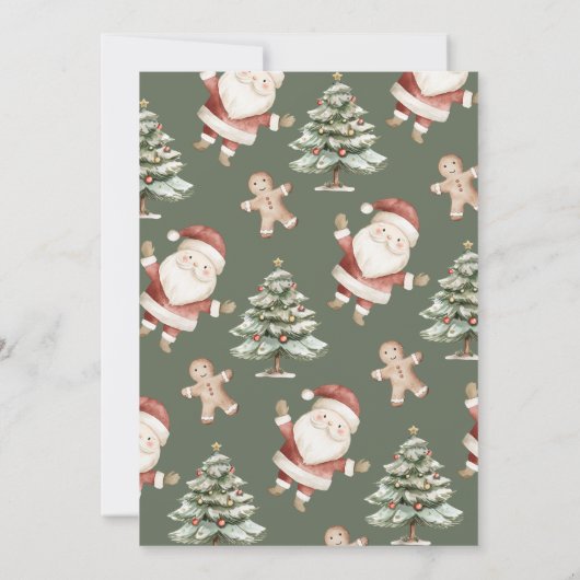 Uitnodiging voor Koekjes met Sinterklaas (Achterkant)